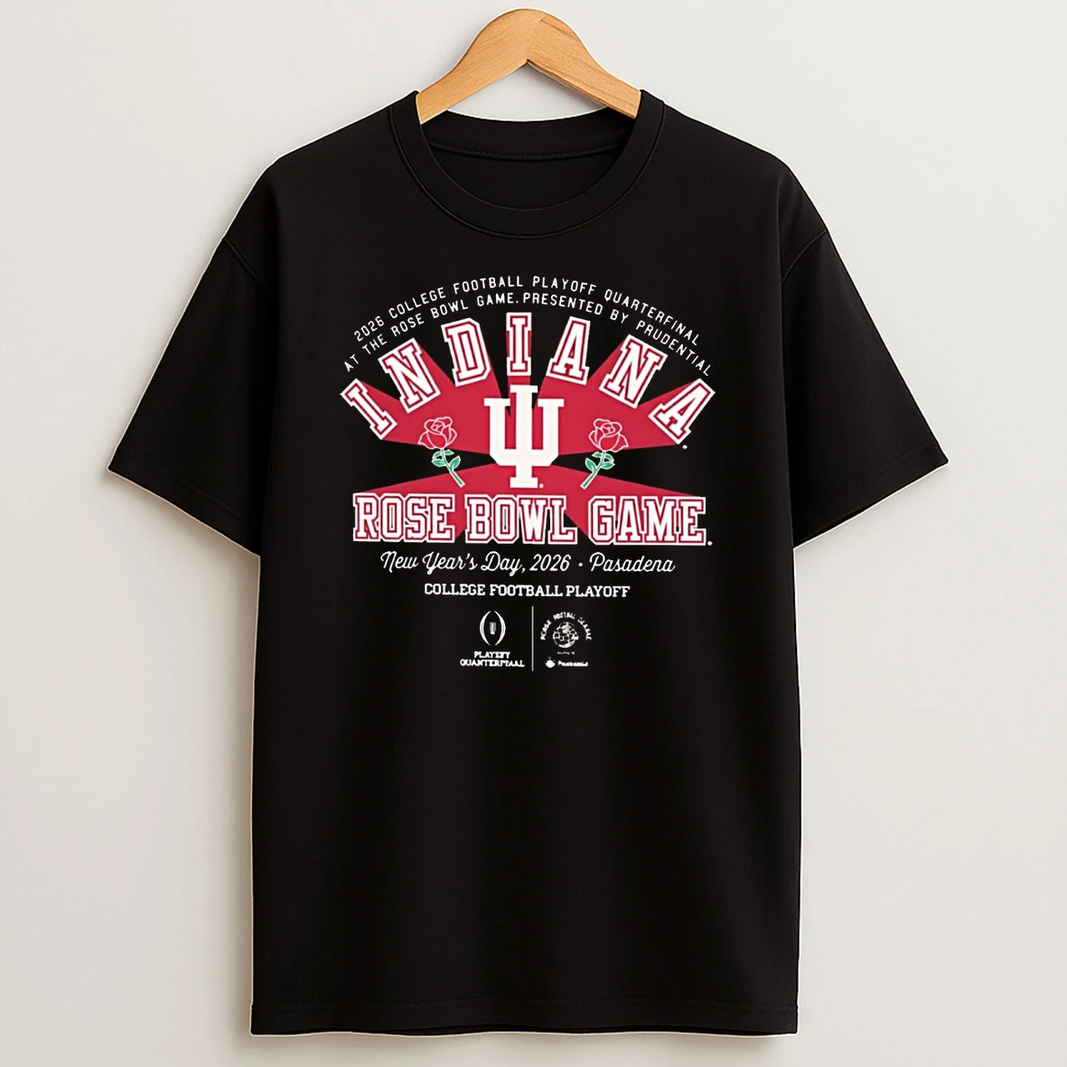 2026 College Football Quarterfinal At The Rose Bowl Game Presented By Prudential Indiana Shirts