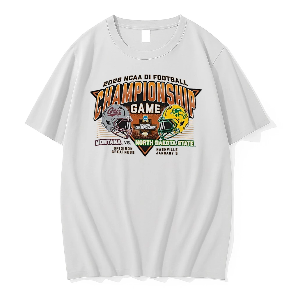 2026 Ncaa Diii Football Stagg Bowl Championship Game Montana Grizzlies Vs North Dakota State Bison Canton Oh January 5 Gridiron Greatness Shirts