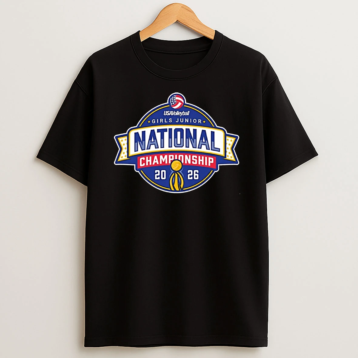 2026 Usa Volleyball Girls 18s Junior National Championship Logo Shirts