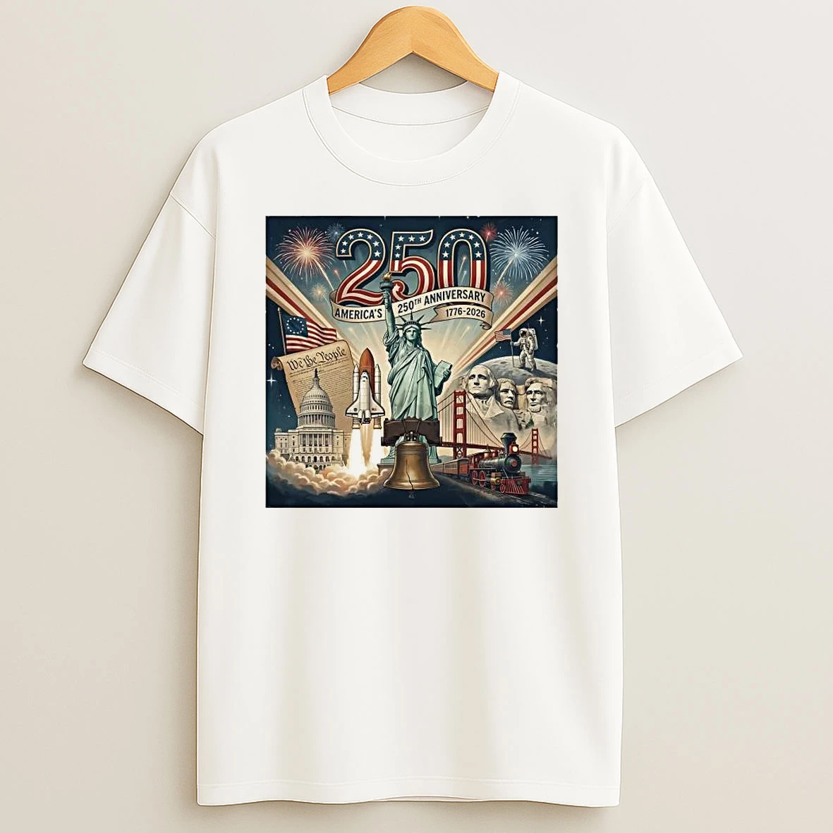 250th Anniversary 1776 2026 Americas Patriotic Shirts