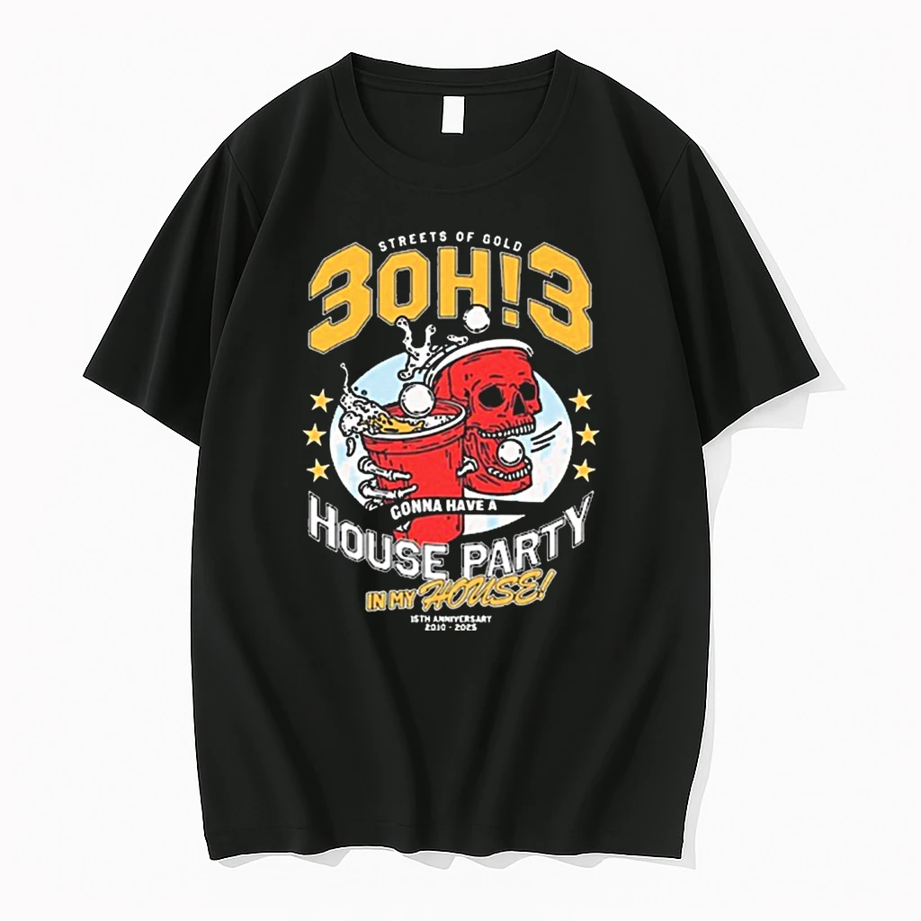 3oh3 House Party 15th Anniversary Of Streets Of Gold 2010 2025 Shirts
