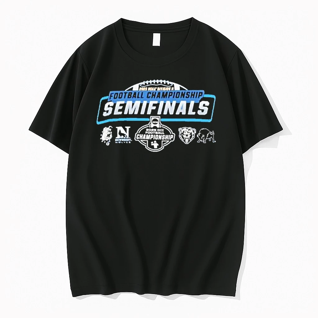 4 Teams 2025 Ncaa Dii Football Championship Shirts