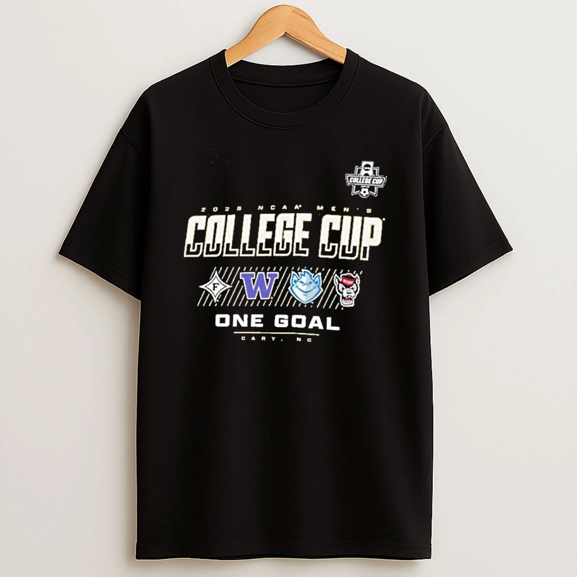 4 Teams 2025 Ncaa Mens College Cup One Goal Shirts