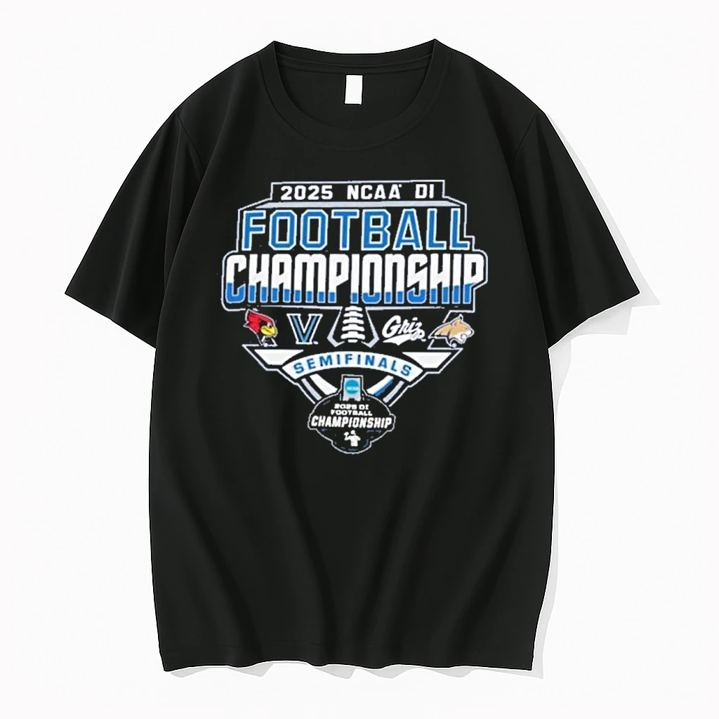 4 Teams Semifinals 2025 Ncaa Di Football Championship Shirts