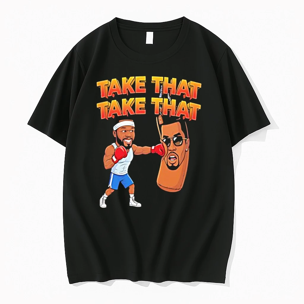 50 Cent Punch Diddy Take That Take That Cartoon Meme Shirts
