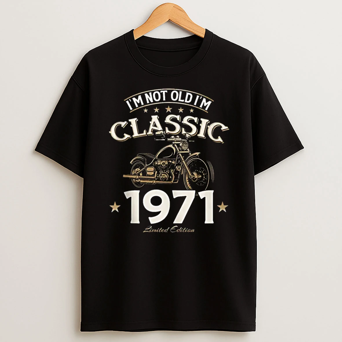 55th Birthday Man Gift Motorcycle Motorcyclist Biker 1971 Shirts