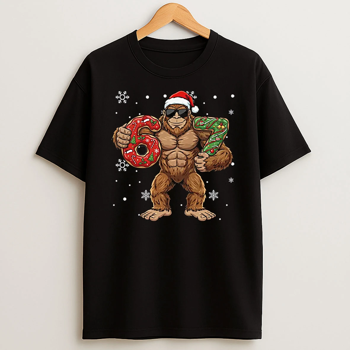 67 Meme Big Foot Six Seven Christmas Xmas Sasquatch Shirts