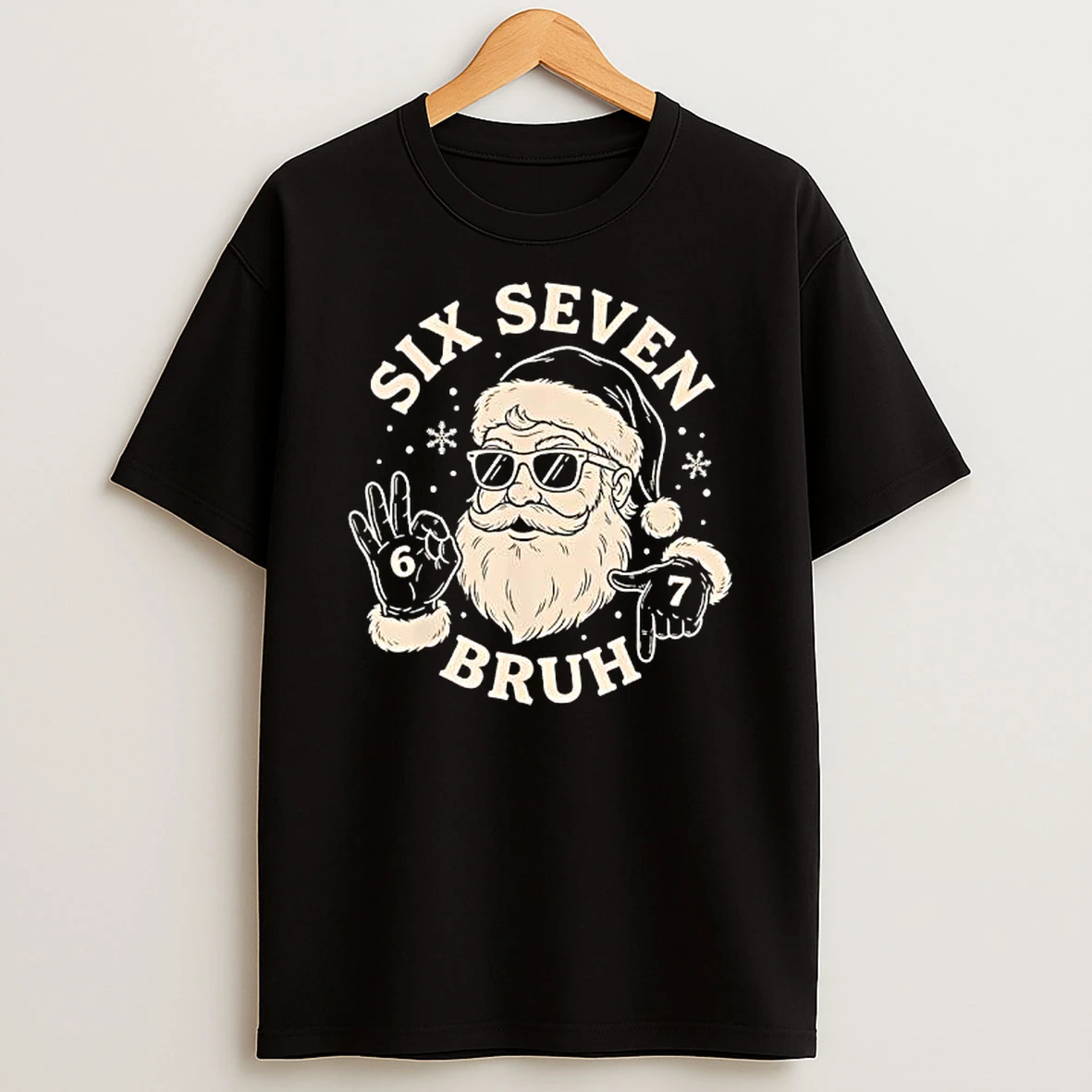 67 Six Seven Bruh Christmas Santa Claus 6 7 Meme Shirts