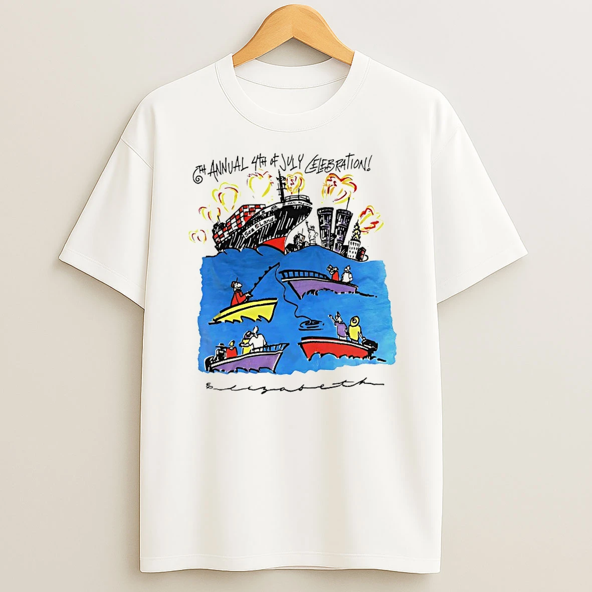 6th Annual 4th Of July Celebration Graphics Shirts