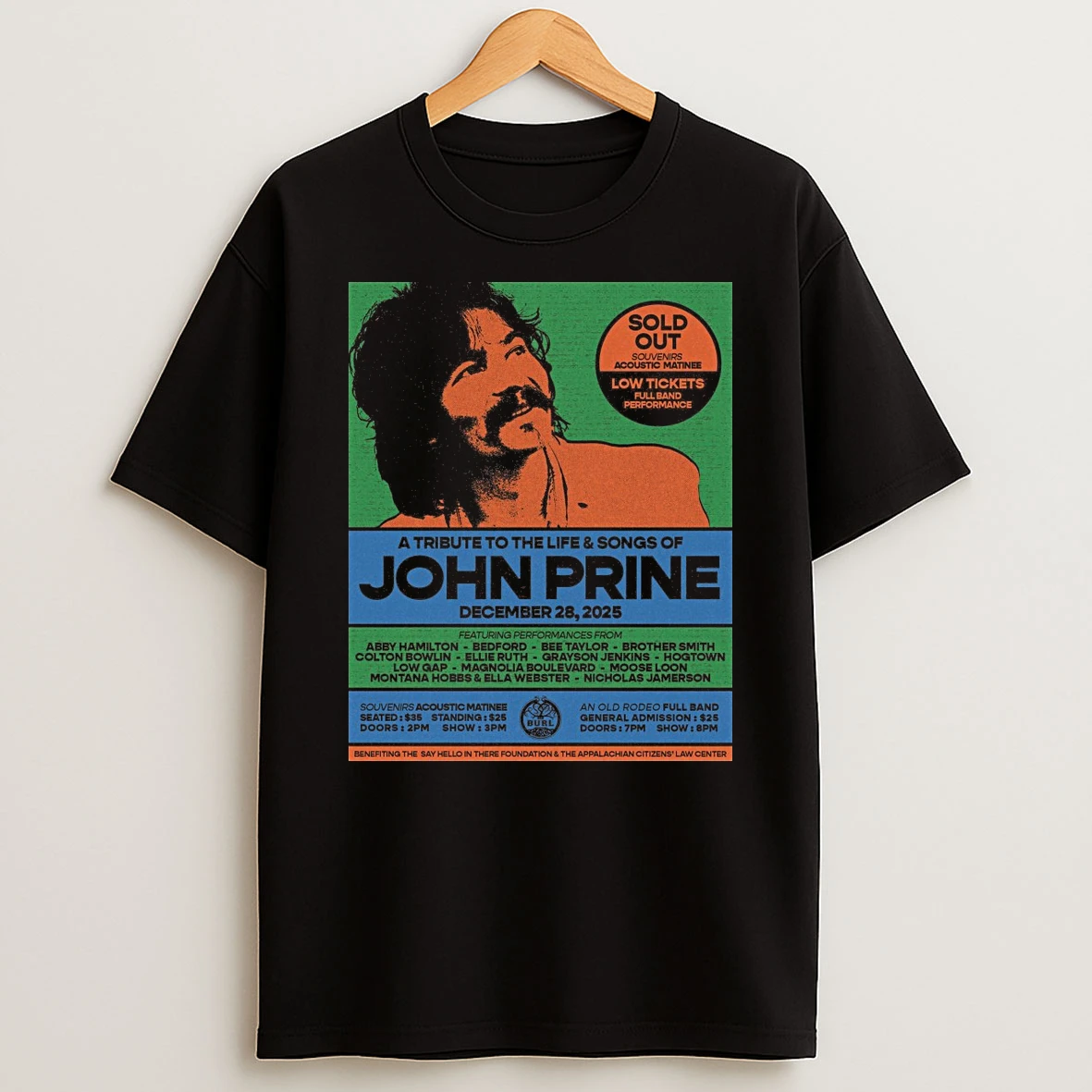 A Tribute To The Life And Songs Of John Prine December 28 2025 Shirts