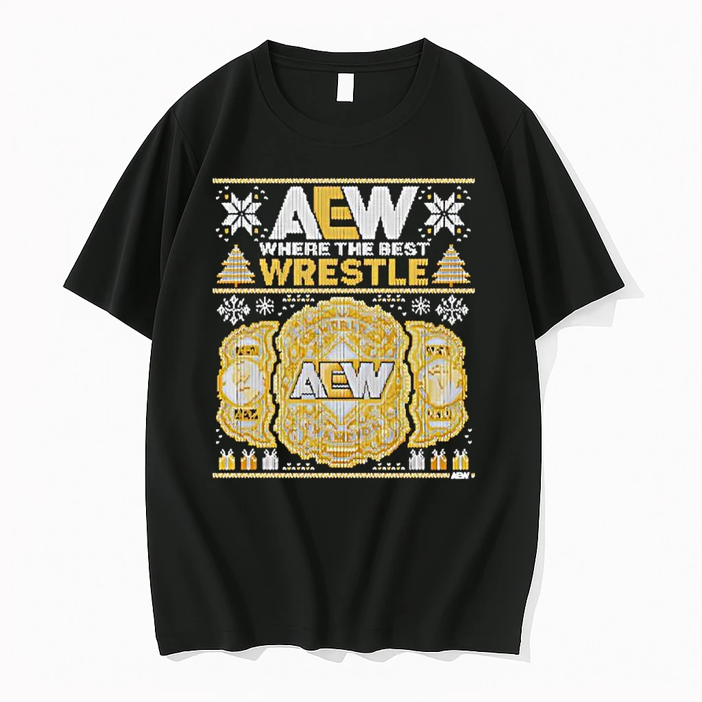 Aew Where The Best Wrestle Championshipmas Christmas Holiday Shirts