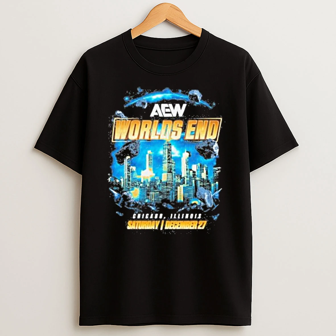 Aew Worlds End 2025 Event Shirts