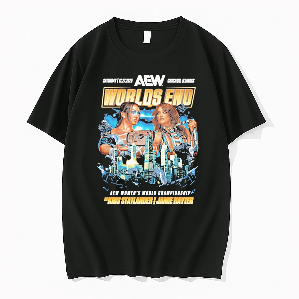 Aew Worlds End 2025 Matchup Kris Statlander Vs Jamie Hayter Aew Womens World Championship Shirts