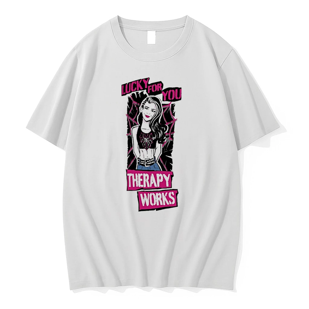 Aj Lee Lucky For You Therapy Works Wwe 2025 Shirts