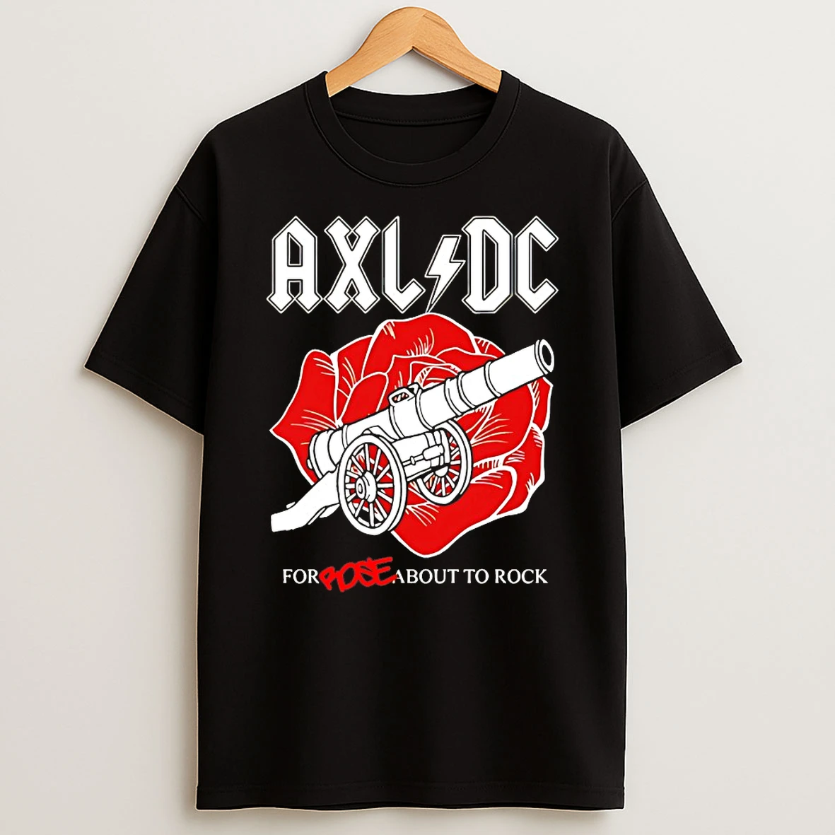 Axl Dc For Rose About To Rock Shirts
