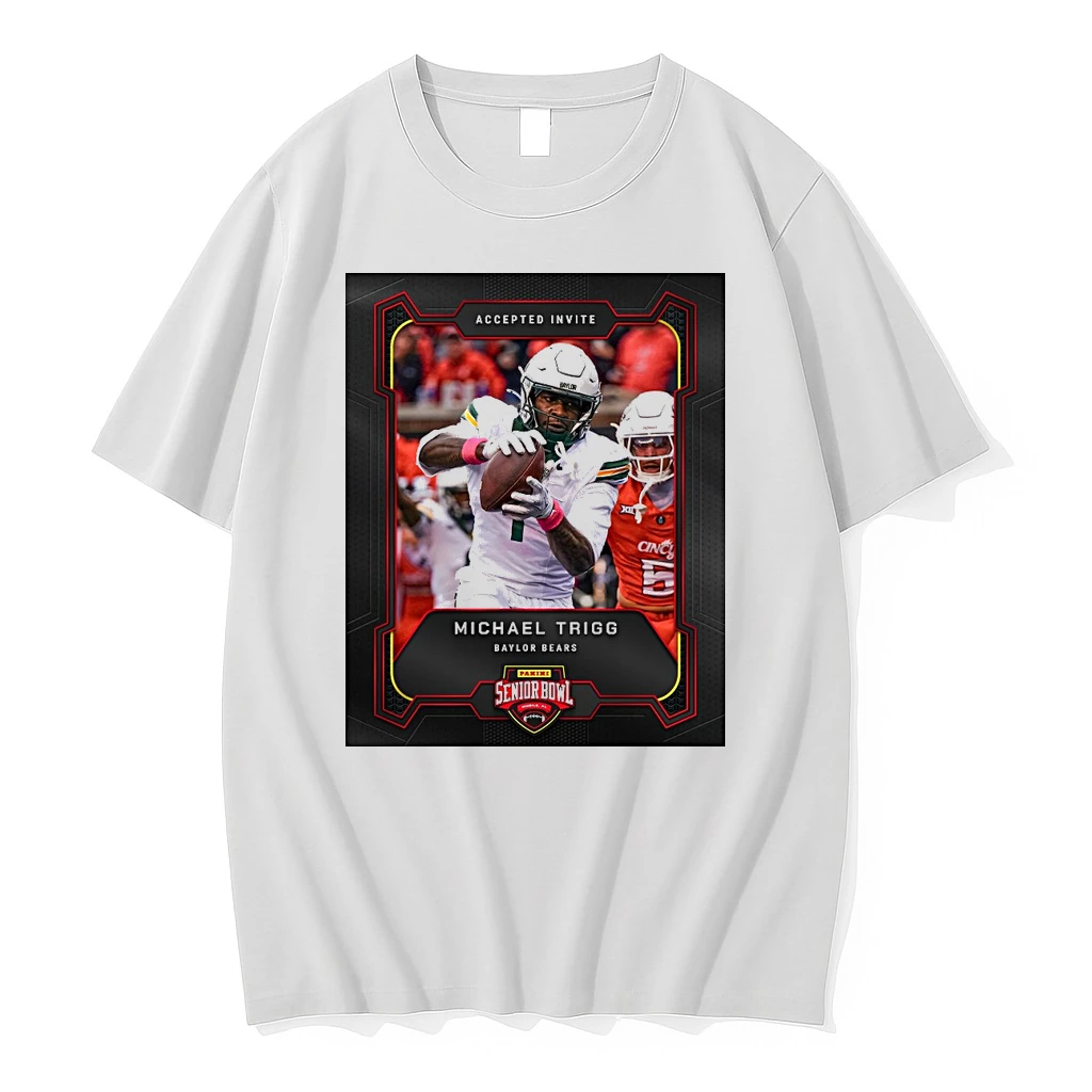 Accepted Invite Michael Trigg Baylor Bears 2026 Panini Senior Bowl In Mobile Alabama Shirts