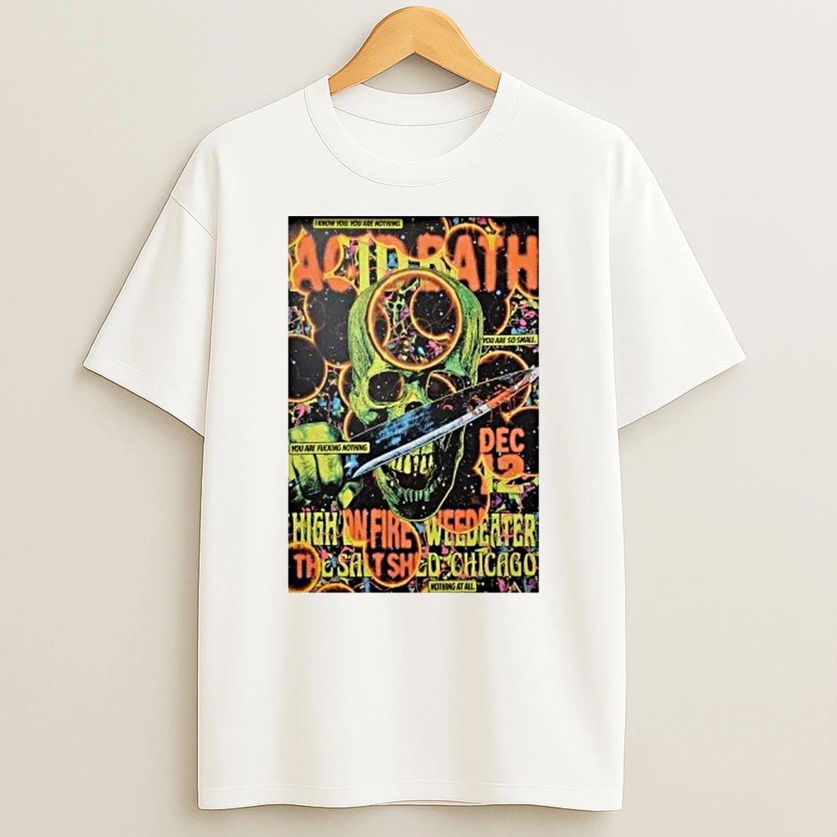Acid Bath 2025 Dec 12 Salt Shed Shirts