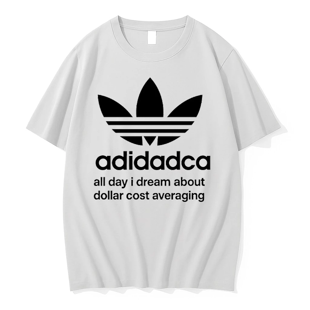 Adidadca All Day I Dream About Dollar Cost Averaging Logo Shirts