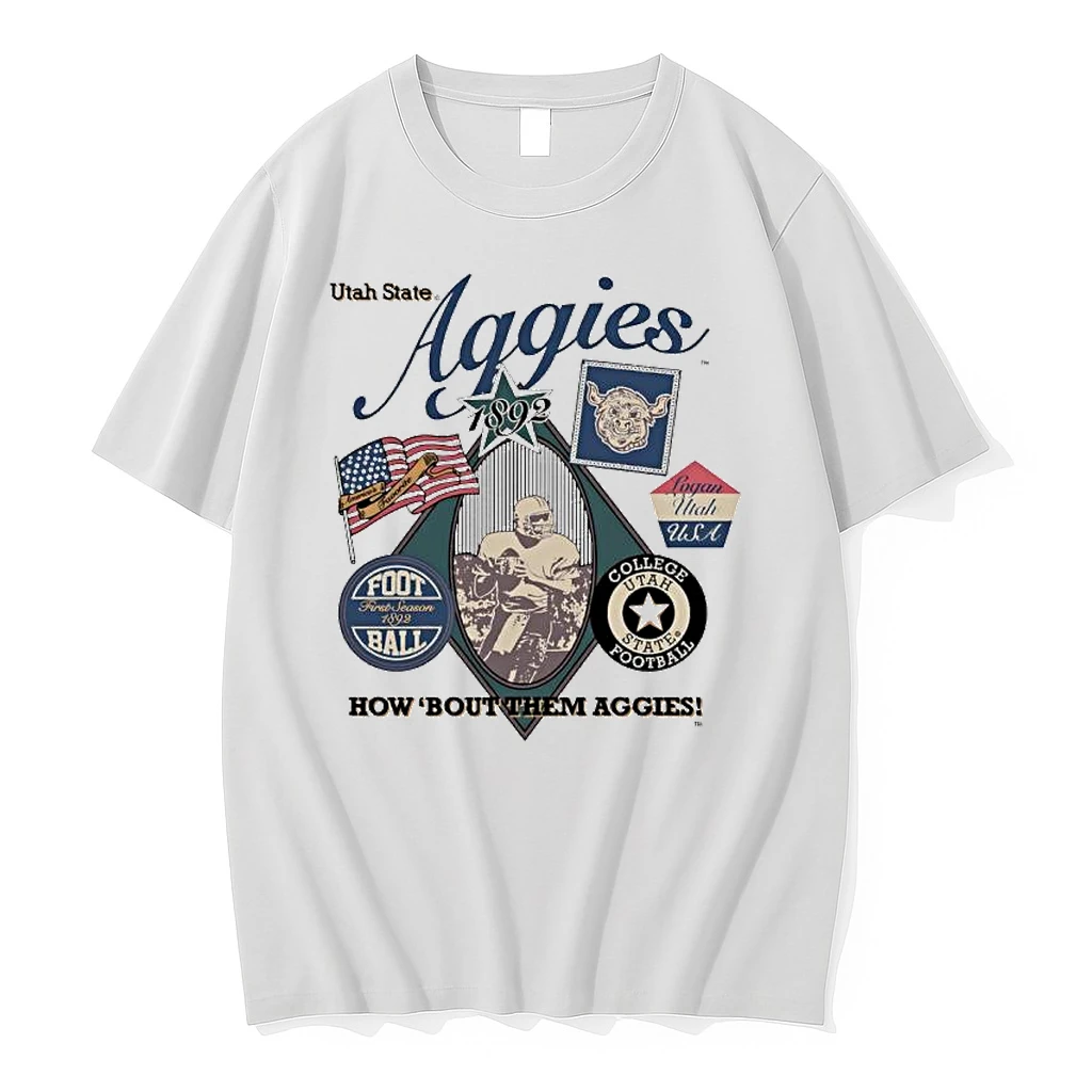 Aggies 1892 Utah State How Bout Them Aggies Logan Utah Usa Shirts