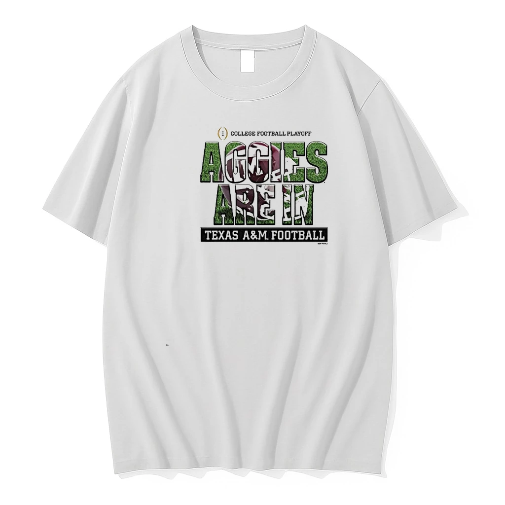 Aggies Are In Texas Am Aggies 2025 Cfp Bound Helmet Shirts