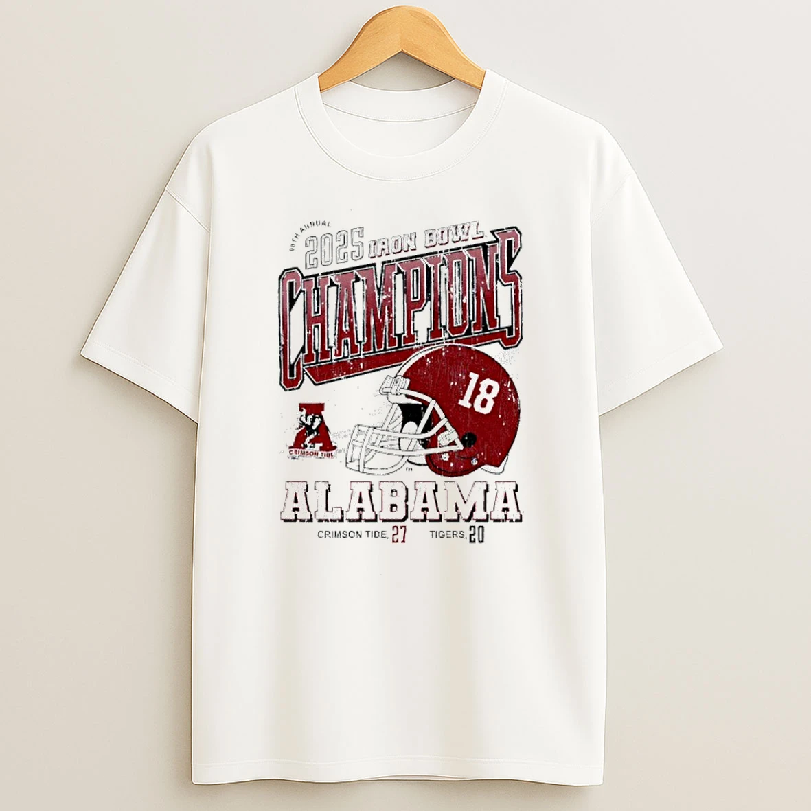 Alabama Crimson Tide 2025 Iron Bowl Champions Auburn Tigers In The 89th Shirts