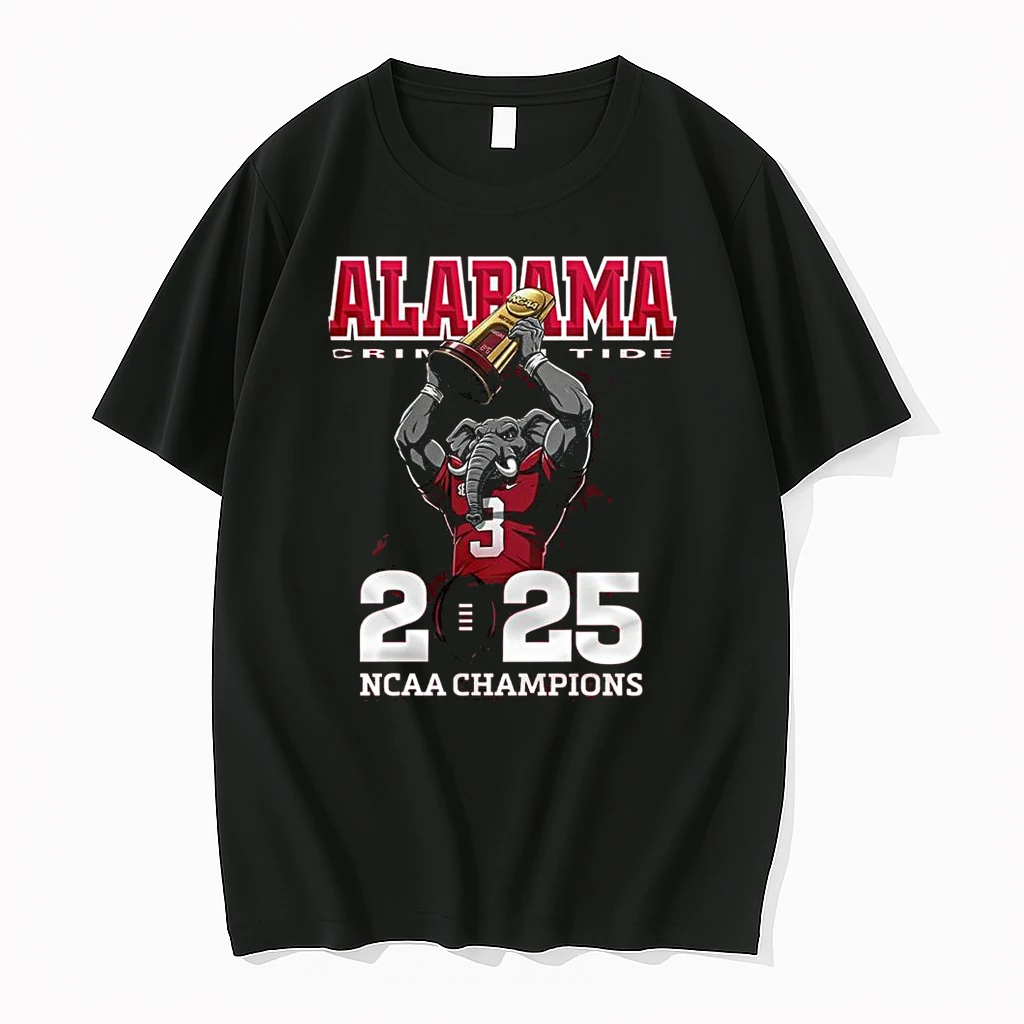 Alabama Crimson Tide 2025 Ncaa Champions Mascot Trophy Shirts