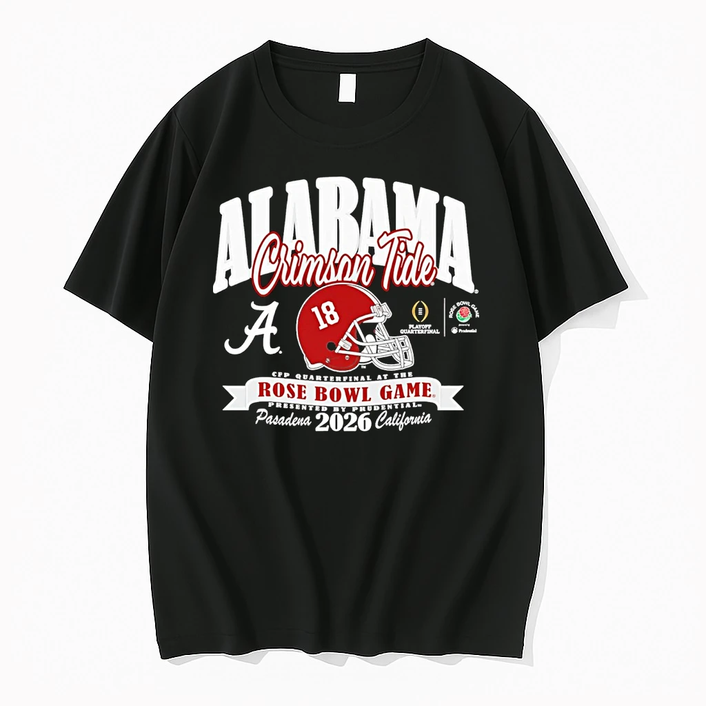Alabama Crimson Tide 2026 Cfp Quarterfinal At The Rose Bowl Game Presented By Prudential Pasadena Ca Helmet Shirts