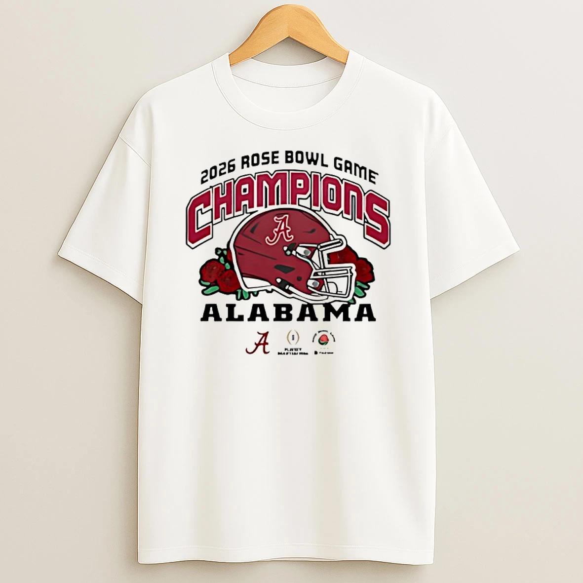 Alabama Crimson Tide 2026 Rose Bowl Champions Roll Tide Shirts