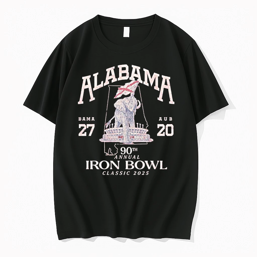 Alabama Crimson Tide 90th Annual Iron Bowl Classic 2025 Bama 27 Aub 20 Shirts