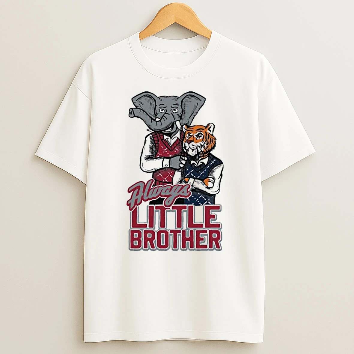 Alabama Crimson Tide Always Little Brother Beat Auburn Shirts