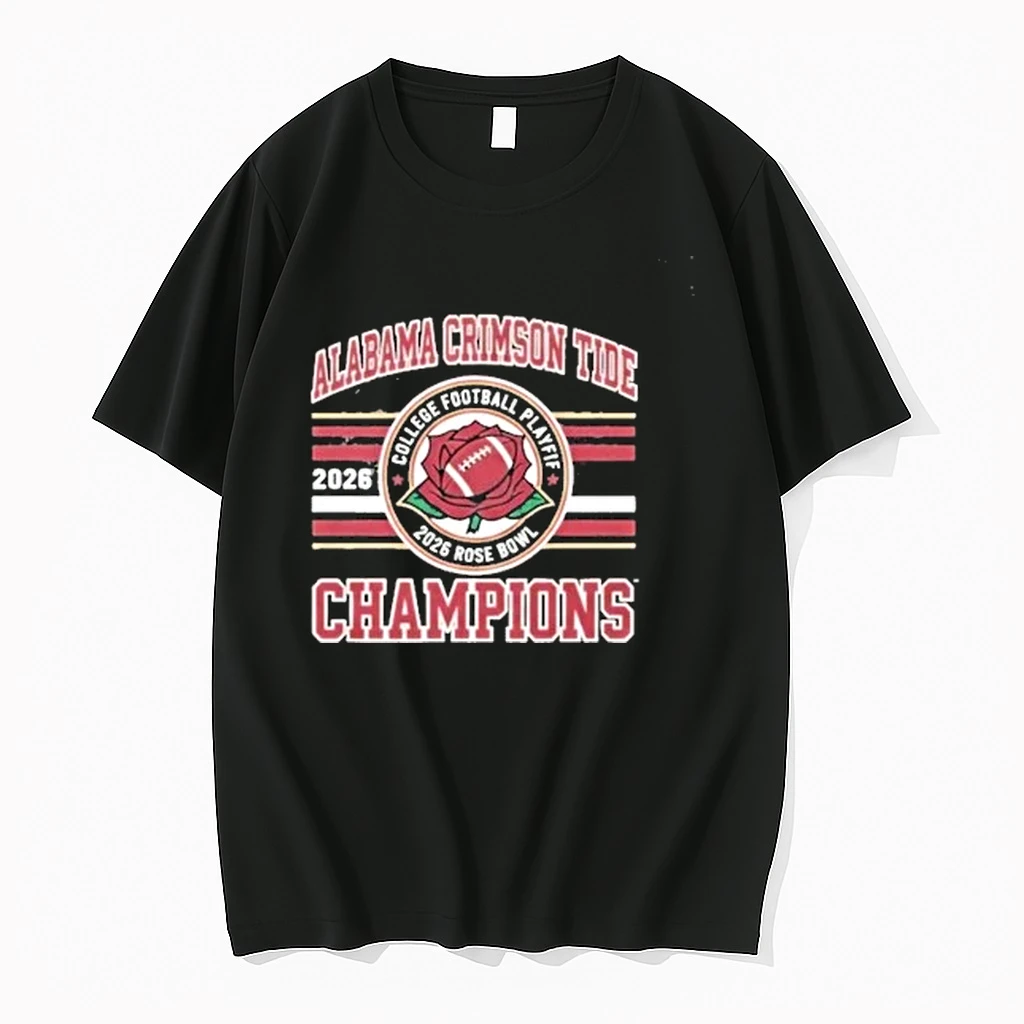 Alabama Crimson Tide College Playoff 2026 Rose Bowl Shirts