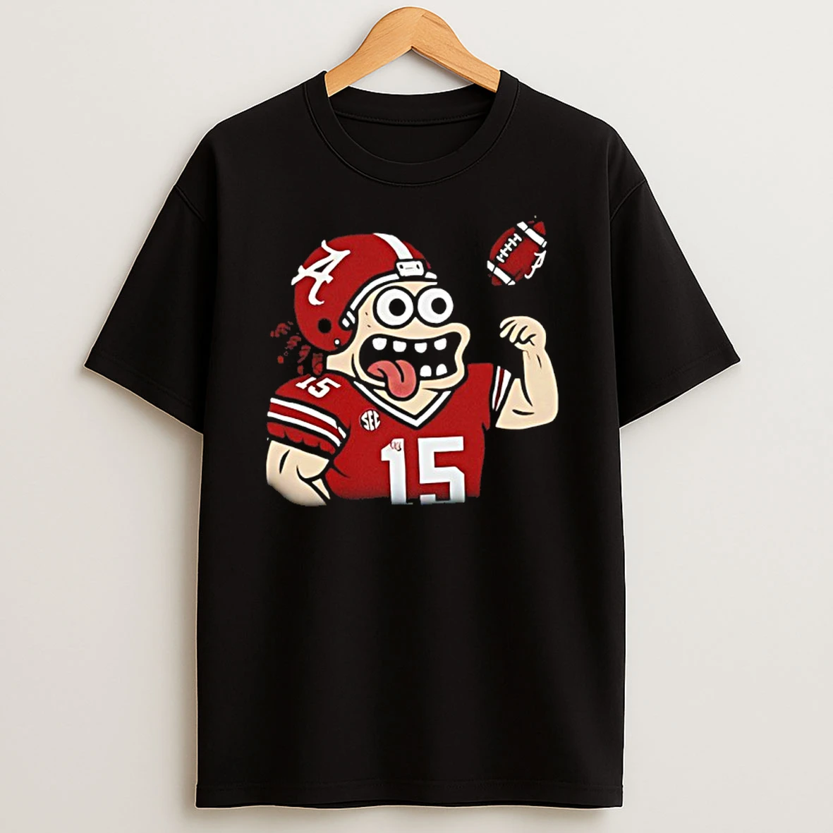 Alabama Crimson Tide Monster Toast Cartoon Shirts