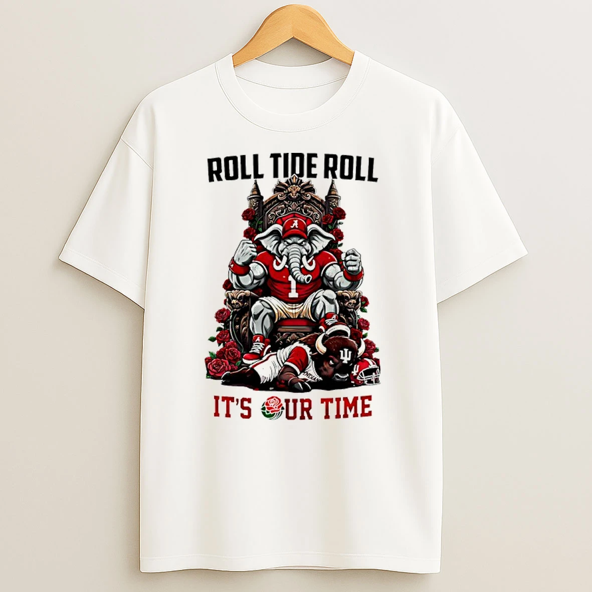 Alabama Crimson Tide Roll Ride Roll 2026 Rose Bowl It Our Time Shirts