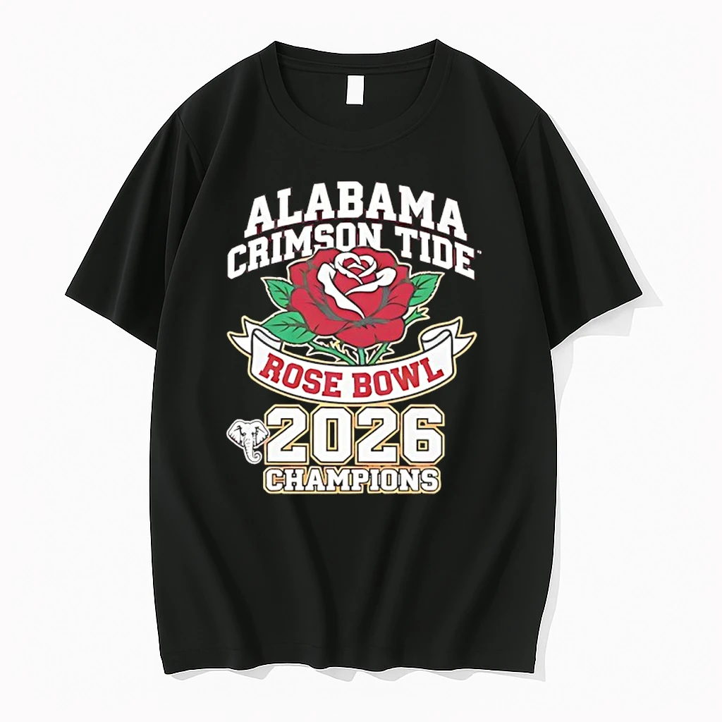 Alabama Crimson Tide Rose Bowl Champions 2026 Shirts