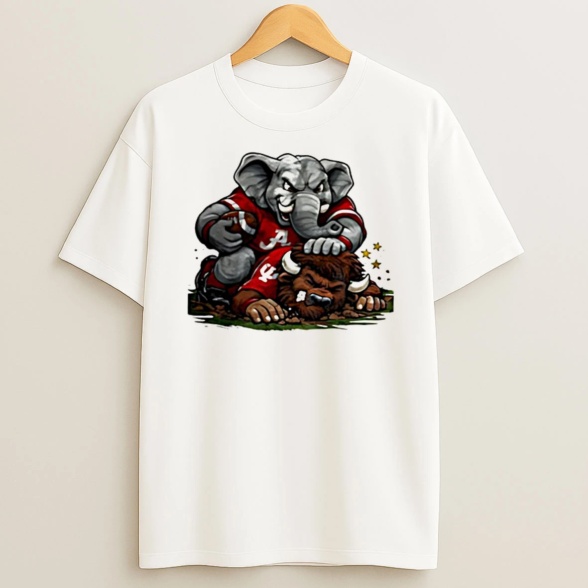 Alabama Crimson Tide Beat Indiana Hoosiers Playoffs Mascot Shirts
