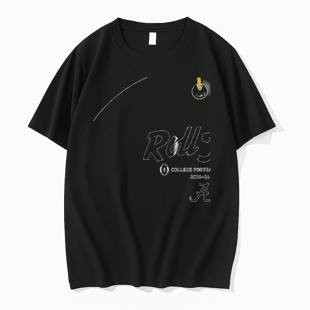 Alabama Football Roll Jide 2025 Cfp Team Slogan Shirts
