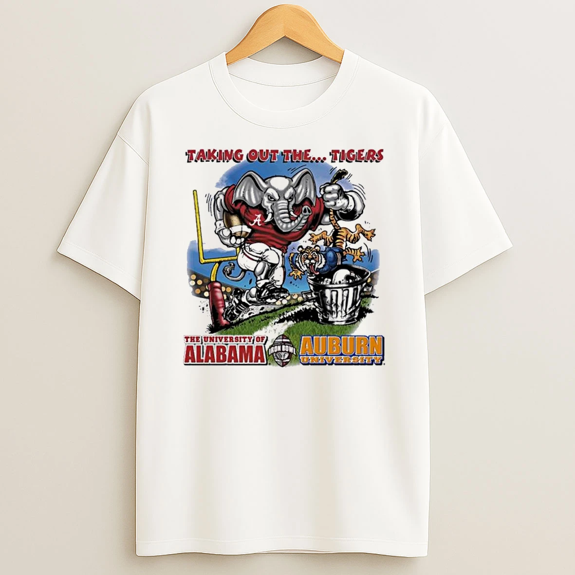 Alabama Vs Auburn Taking Out The Tigers Iron Bowl Champions Shirts