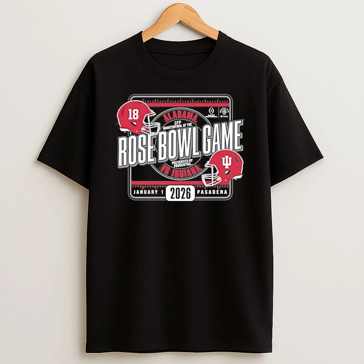 Alabama Vs Indiana Football 2026 Rose Bowl Game Head To Head Shirts