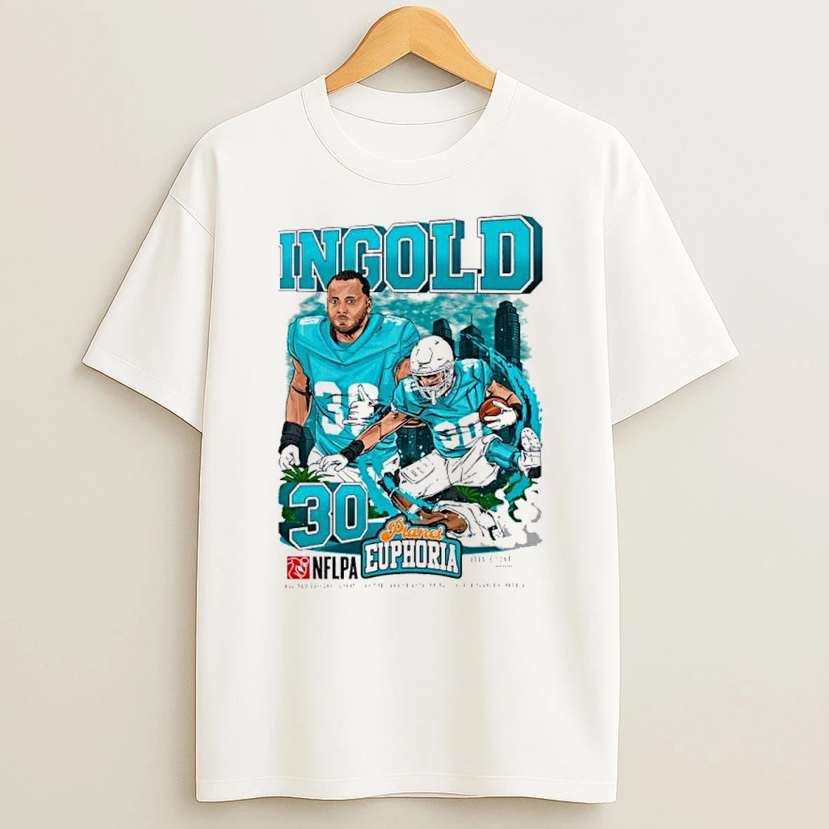Alec Ingold Miami Dolphins Nflpa Player Shirts