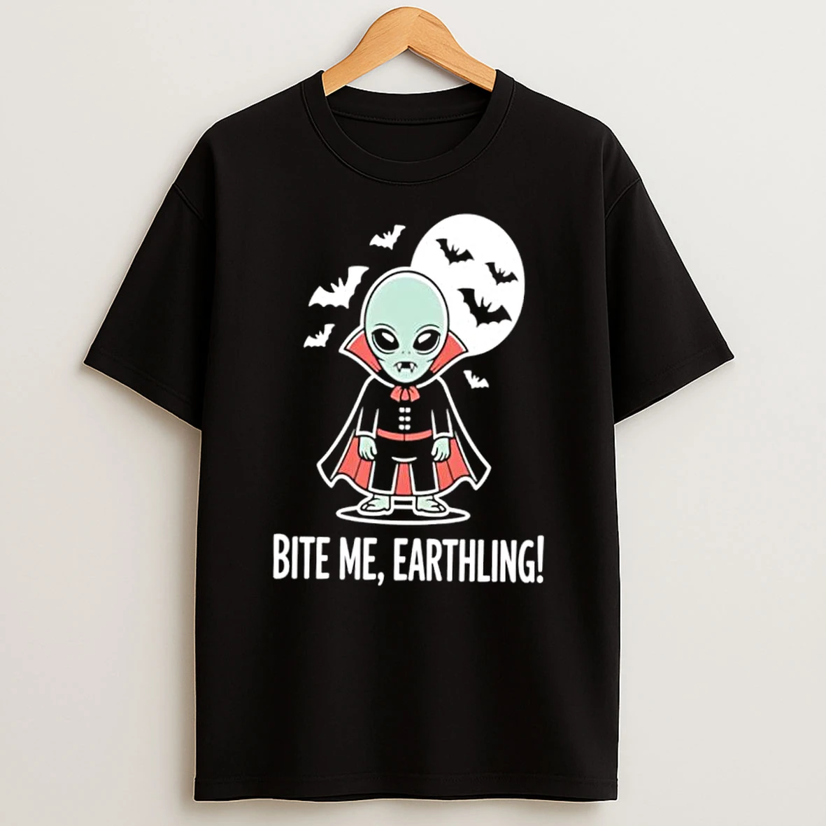 Alien Vampire Vibes Bite Me Earthling Shirts