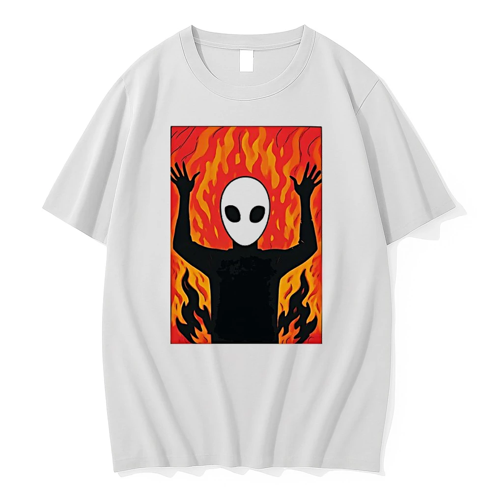Alien Fire Meme Shirts