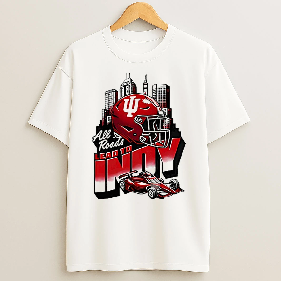 All Roads Lead To Indy Indiana Hoosiers Shirts