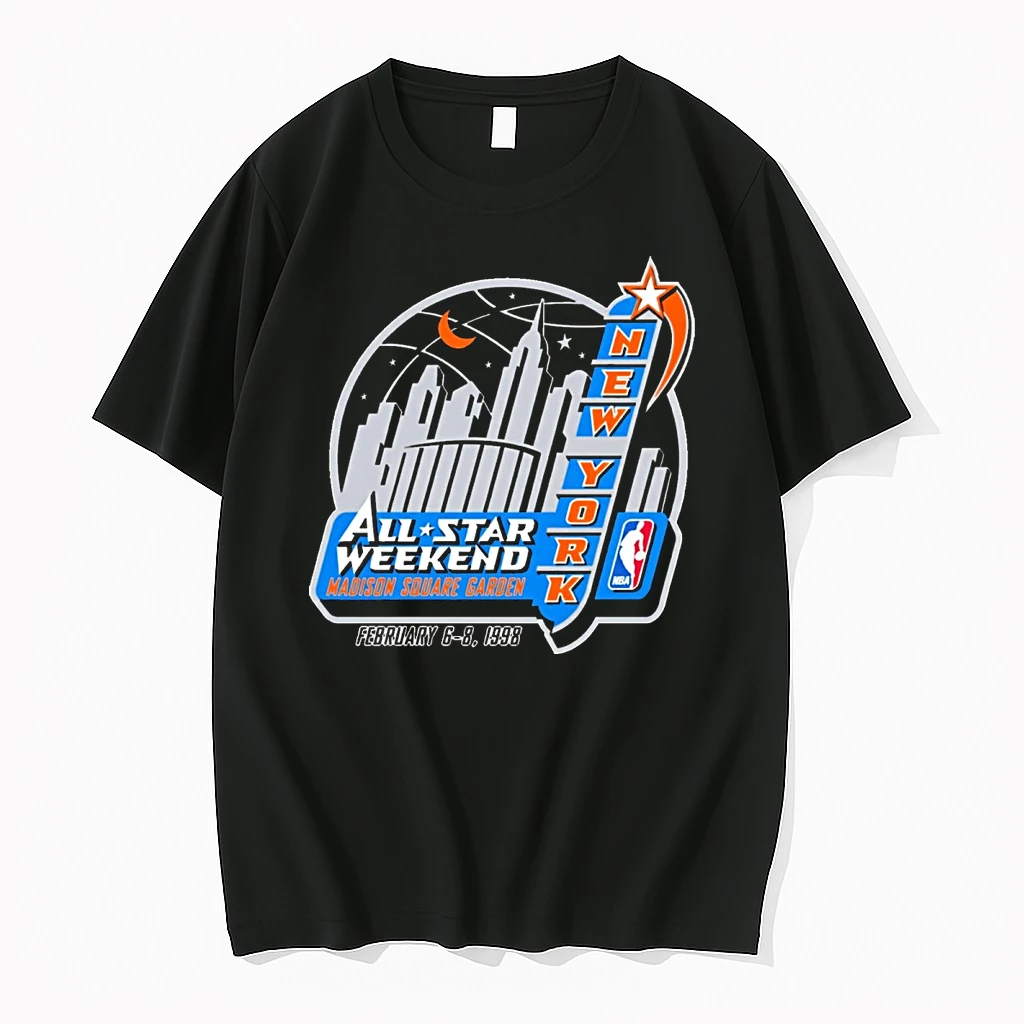 All Stars Weekend Madison Square Garden February 6 8 1998 Nba New York Logo Shirts