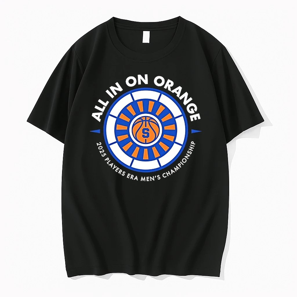 All In Orange Syracuse Orange Players Era Mens Championship 2025 Shirts
