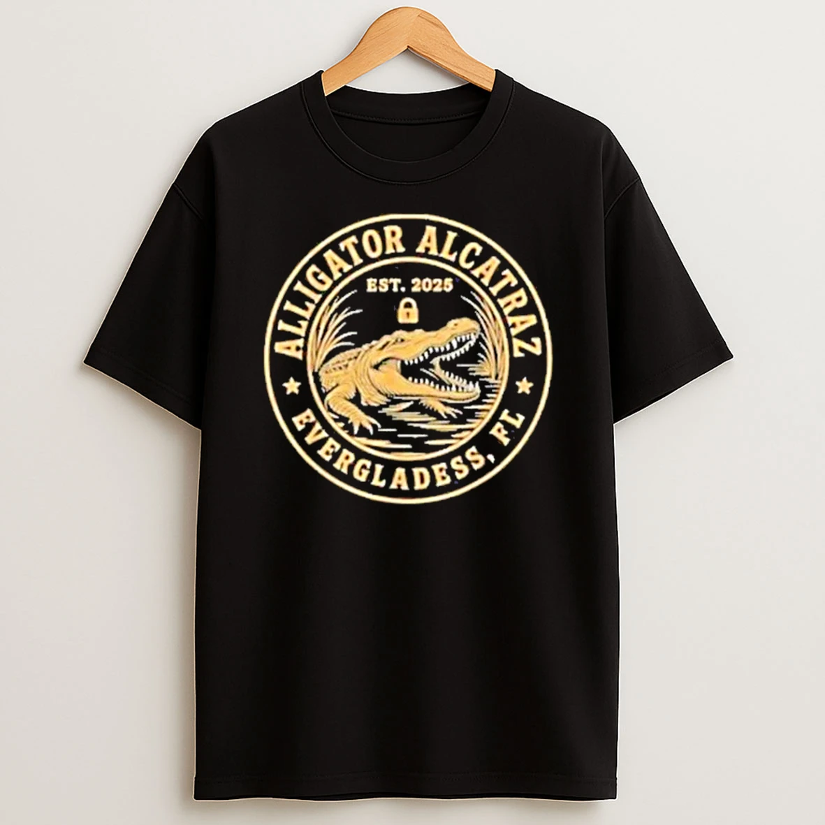 Alligator Alcatraz Florida Everglades Parody Est 2025 Shirts