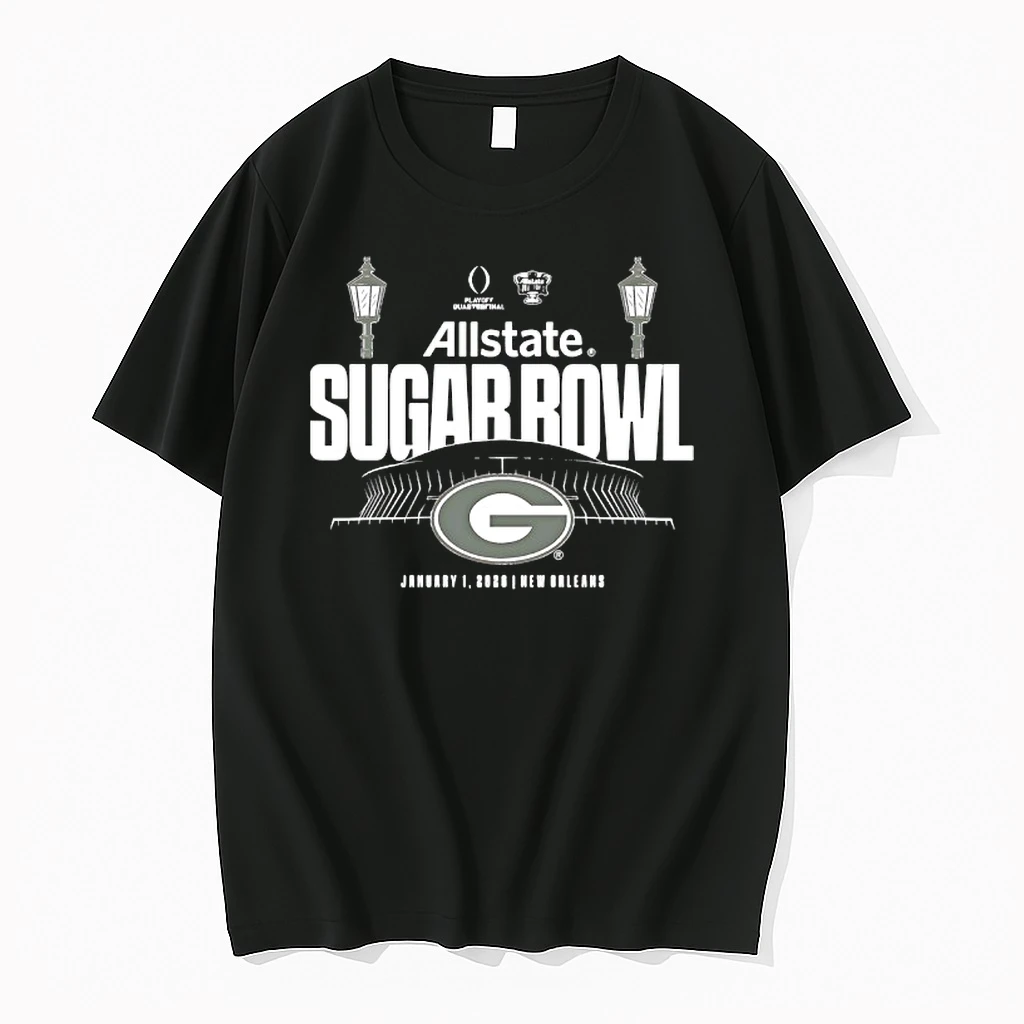 Allstate Sugar Bowl Georgia Bulldogs Playoff Quarterfinal 2026 Shirts