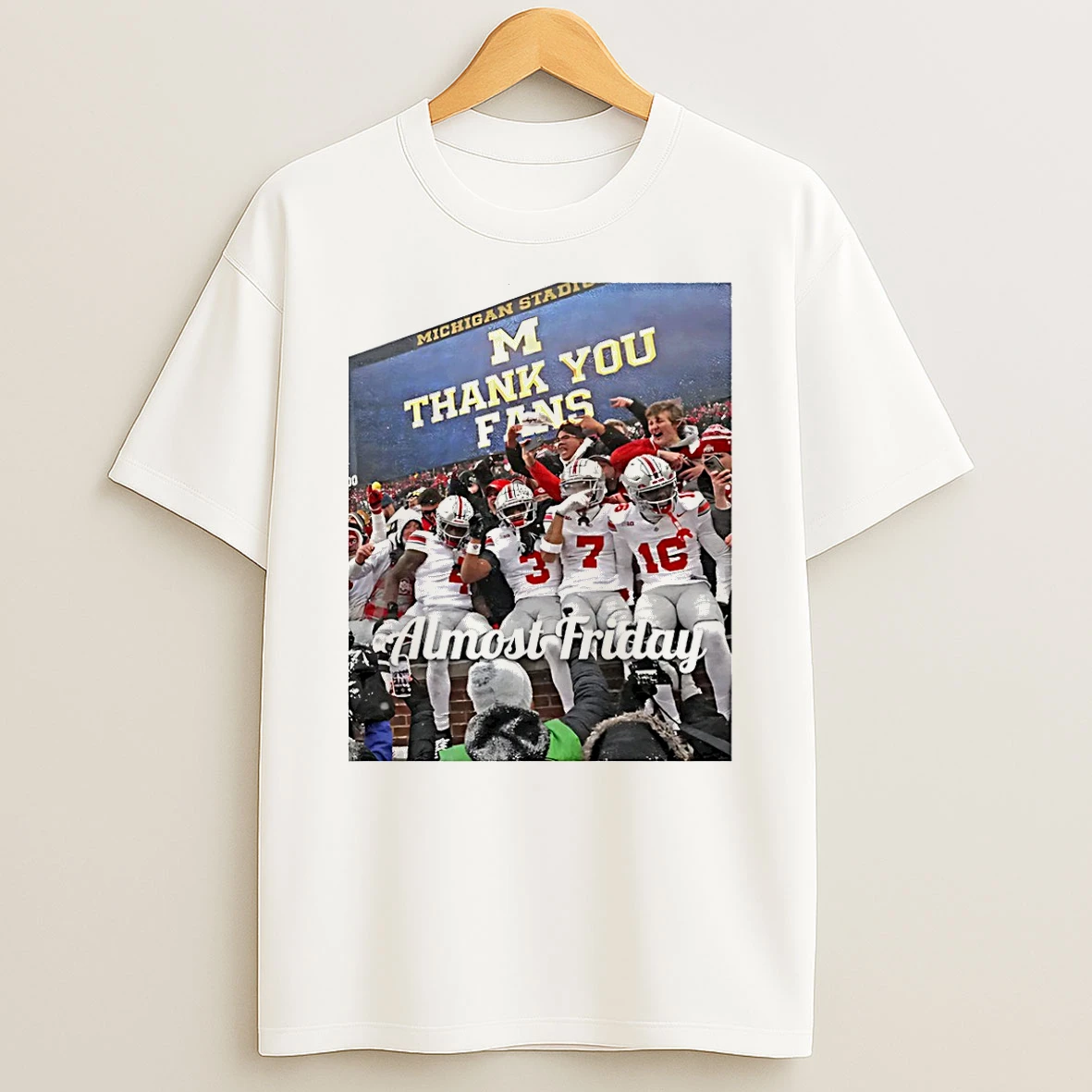 Almost Friday Thank You Fans Ohio State Buckeyes Shirts