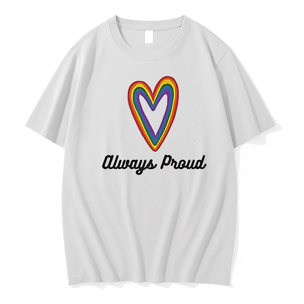 Always Proud Pride Rainbow Heart Shirts