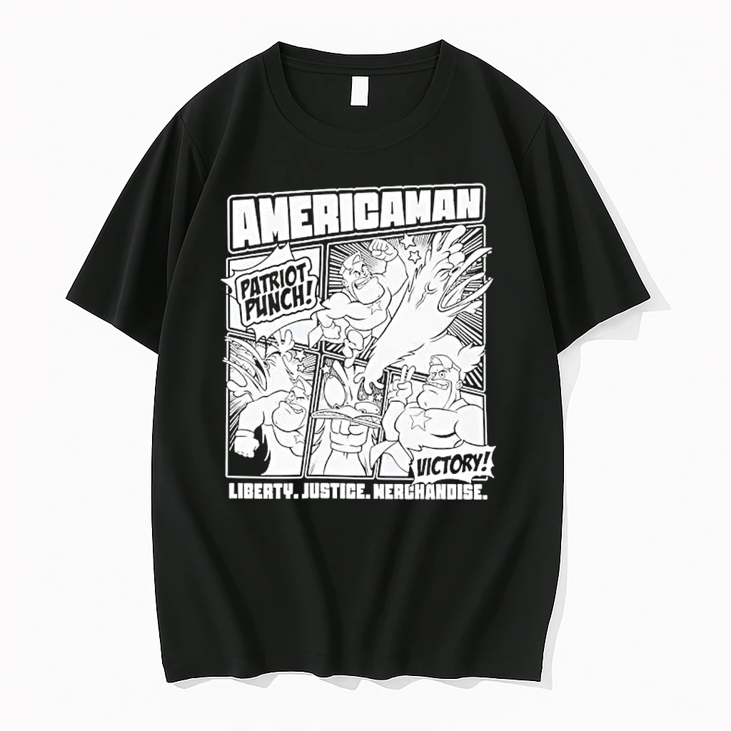 Americaman Liberty Justice Merchandise Comic Shirts
