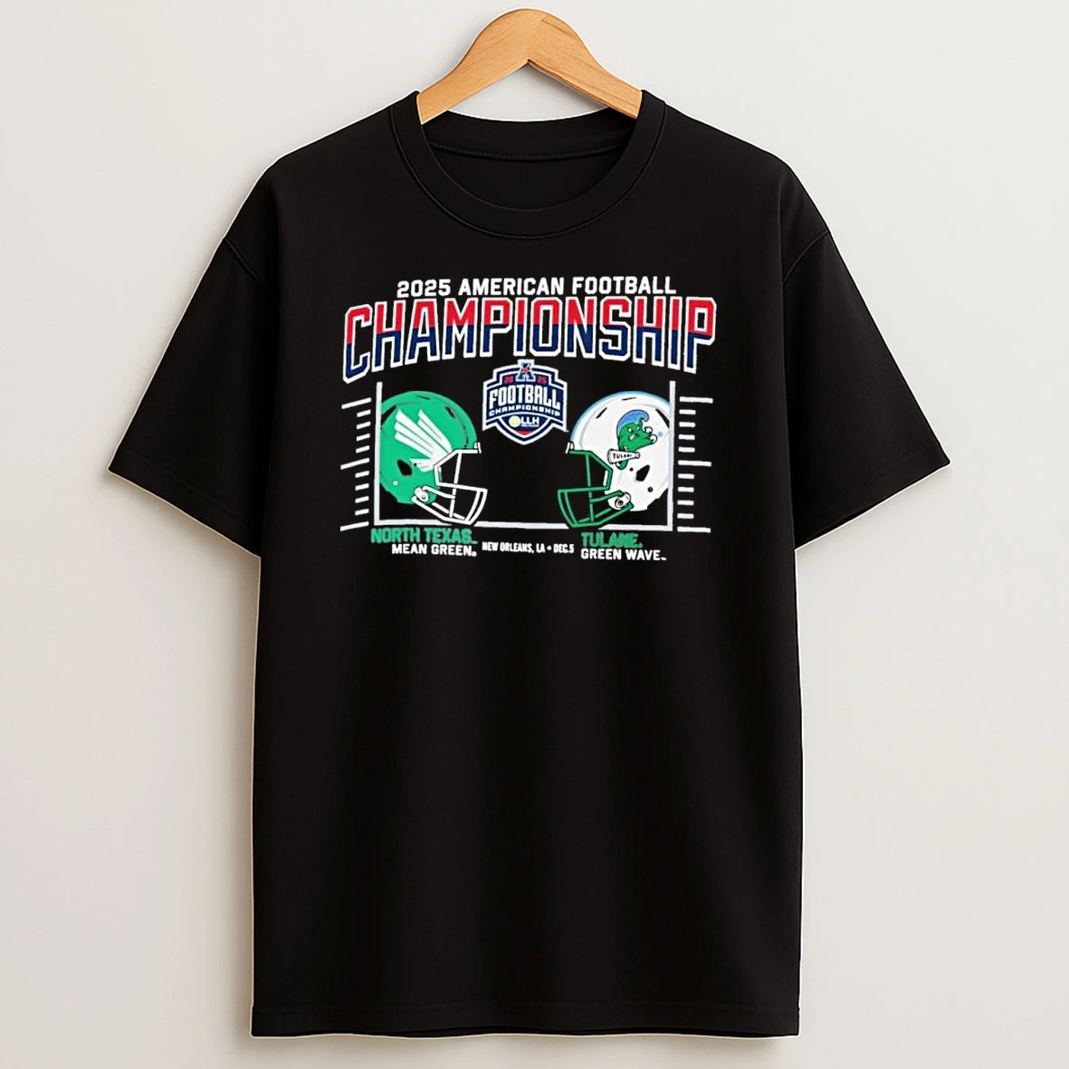 American Conference Football Championship North Texas Vs Tulane Shirts